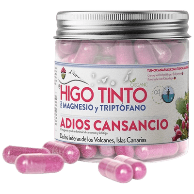 Cápsulas de Magnesio + Triptófano + HIGO TINTO® 90 cáps - Tuno Canarias