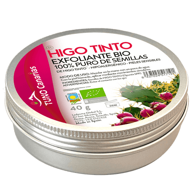 REGALO - Exfoliante de Polvo puro 100% BIO de Semillas de Higo Tinto Canario - Tuno Canarias