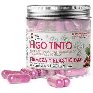 Cápsulas de Colágeno Marino + Ácido Hialurónico a base de HIGO TINTO® – Piel firme y joven - Tuno Canarias