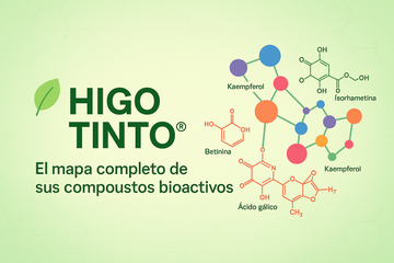 🌿 HIGO TINTO®: El mapa completo de sus compuestos bioactivos, hoja por hoja y fruto por fruto