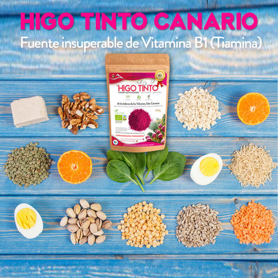 HIGO TINTO de Tuno Canarias con Biotina, Zinc y Selenio (90 Capsulas),  Suplemento de Origen Natural, Complemento ECO y Vegano - Para el Cuidado de  la Piel, Cabello, Huesos y Articulaciones 