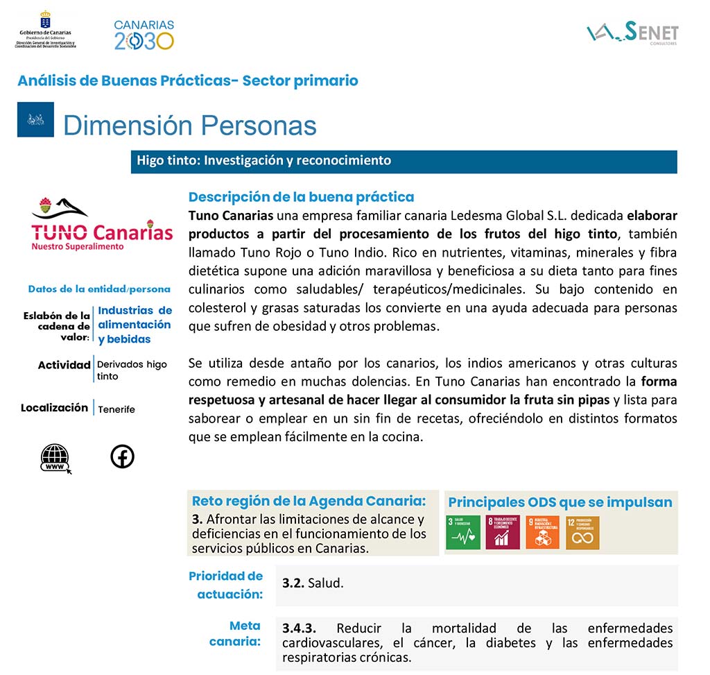 Reconocimiento del Gobierno de Canarias a Ledesma Global S.L. Tuno Canarias - Tuno Canarias