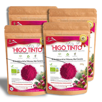 Pack 4 bolsas de HIGO TINTO en Polvo