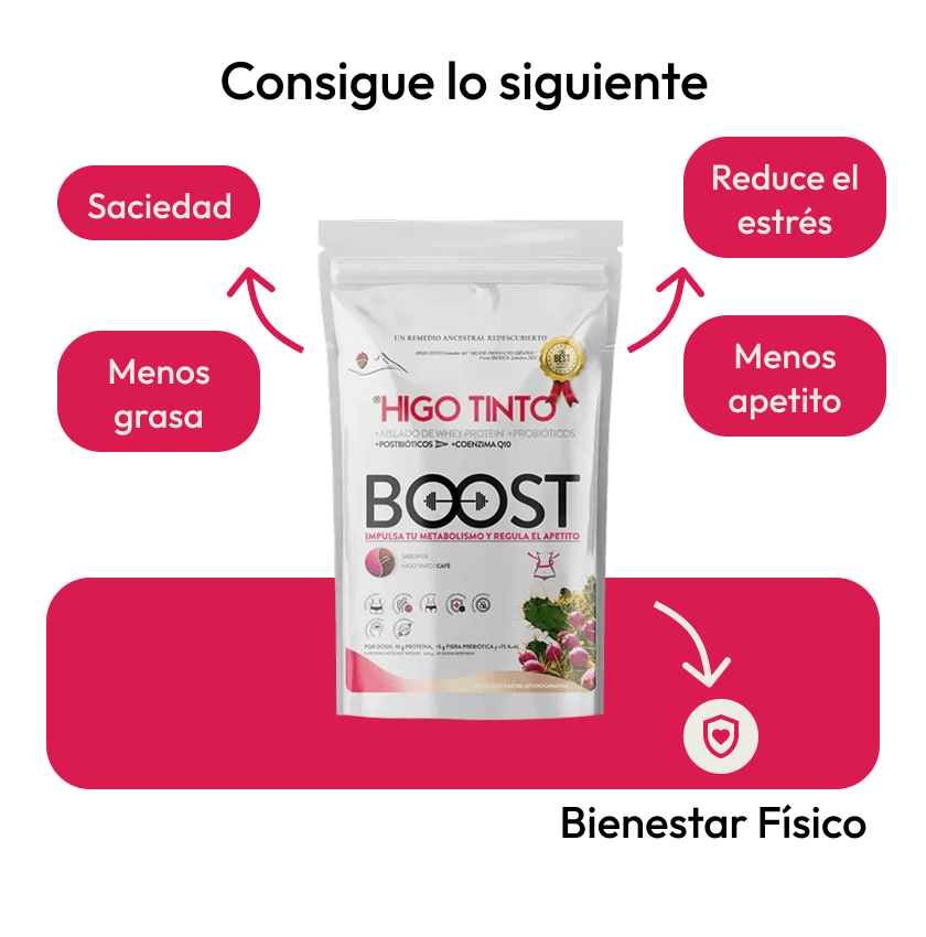 Boost 500g | HIGO TINTO® – Polvo energético natural - Tuno Canarias