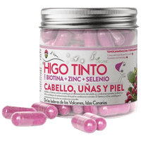Cápsulas de Biotina + Zinc + Selenio + HIGO TINTO® 90 cáps - Tuno Canarias