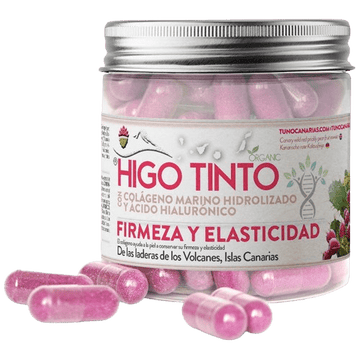 Cápsulas de Colágeno Marino + Ácido Hialurónico + HIGO TINTO® 90 cáps - Tuno Canarias