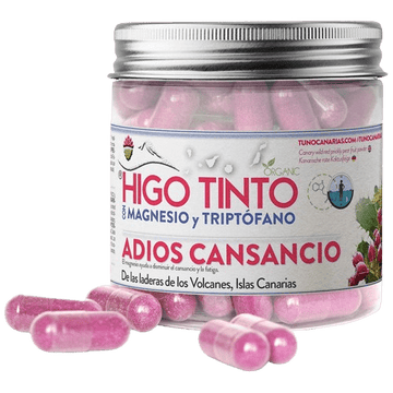 Cápsulas de Magnesio + Triptófano + HIGO TINTO® 90 cáps - Tuno Canarias