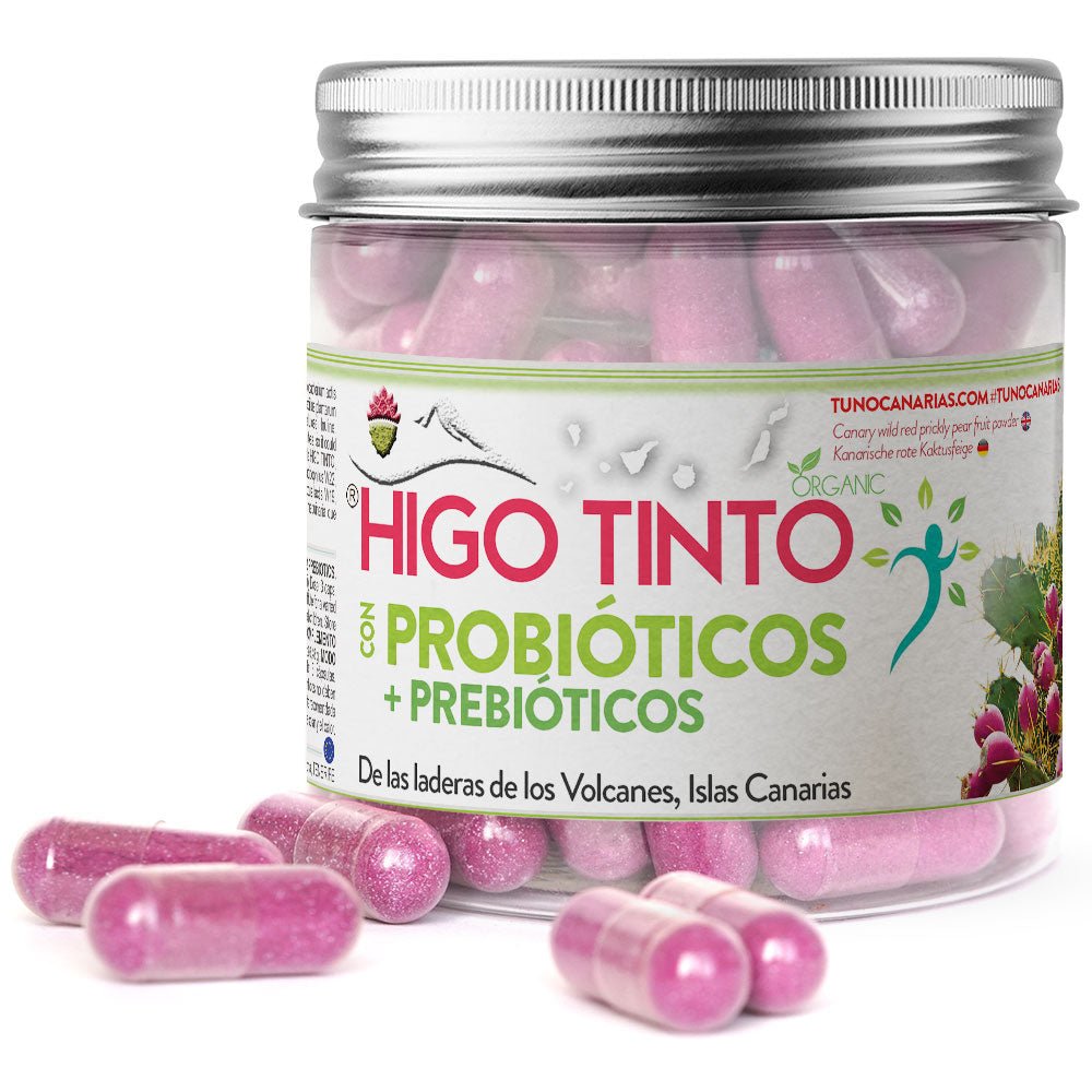 Cápsulas Probióticas a base de HIGO TINTO® y Megaflora - Tuno Canarias