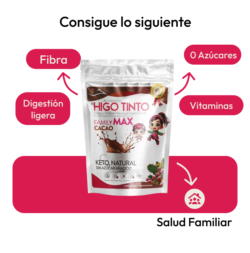 Family MAX Cacao 300g | HIGO TINTO® - Tuno Canarias