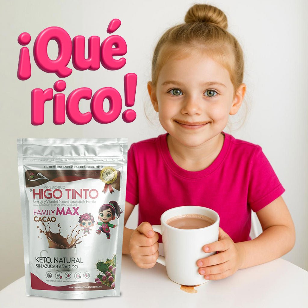 Family MAX Cacao – Desayuno Saludable a base de HIGO TINTO® con energía - Tuno Canarias