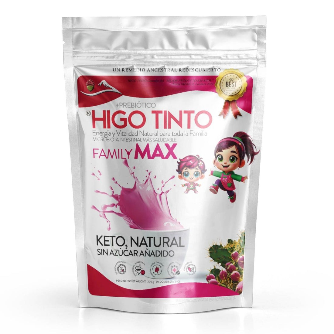 Family MAX Natural – Desayuno nutritivo con HIGO TINTO® para toda la familia - Tuno Canarias