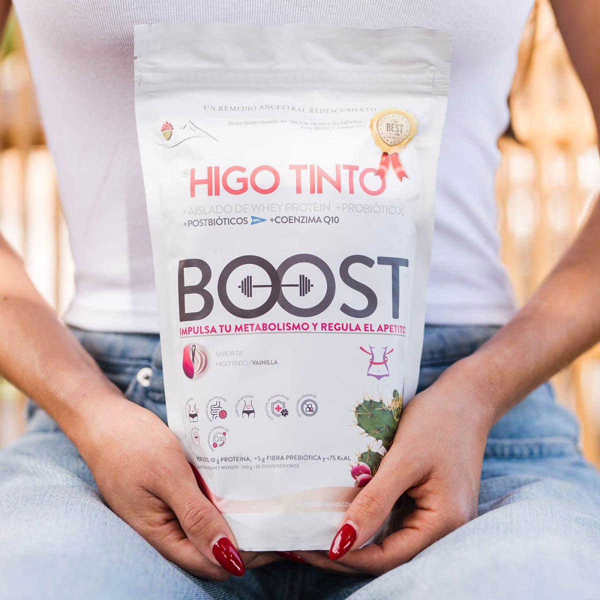 HIGO TINTO® Boost – Polvo energético natural para vitalidad y resistencia - Tuno Canarias