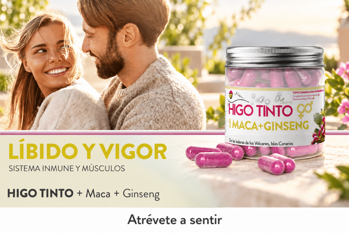 Maca y Ginseng – Equilibrio y Bienestar - Tuno Canarias