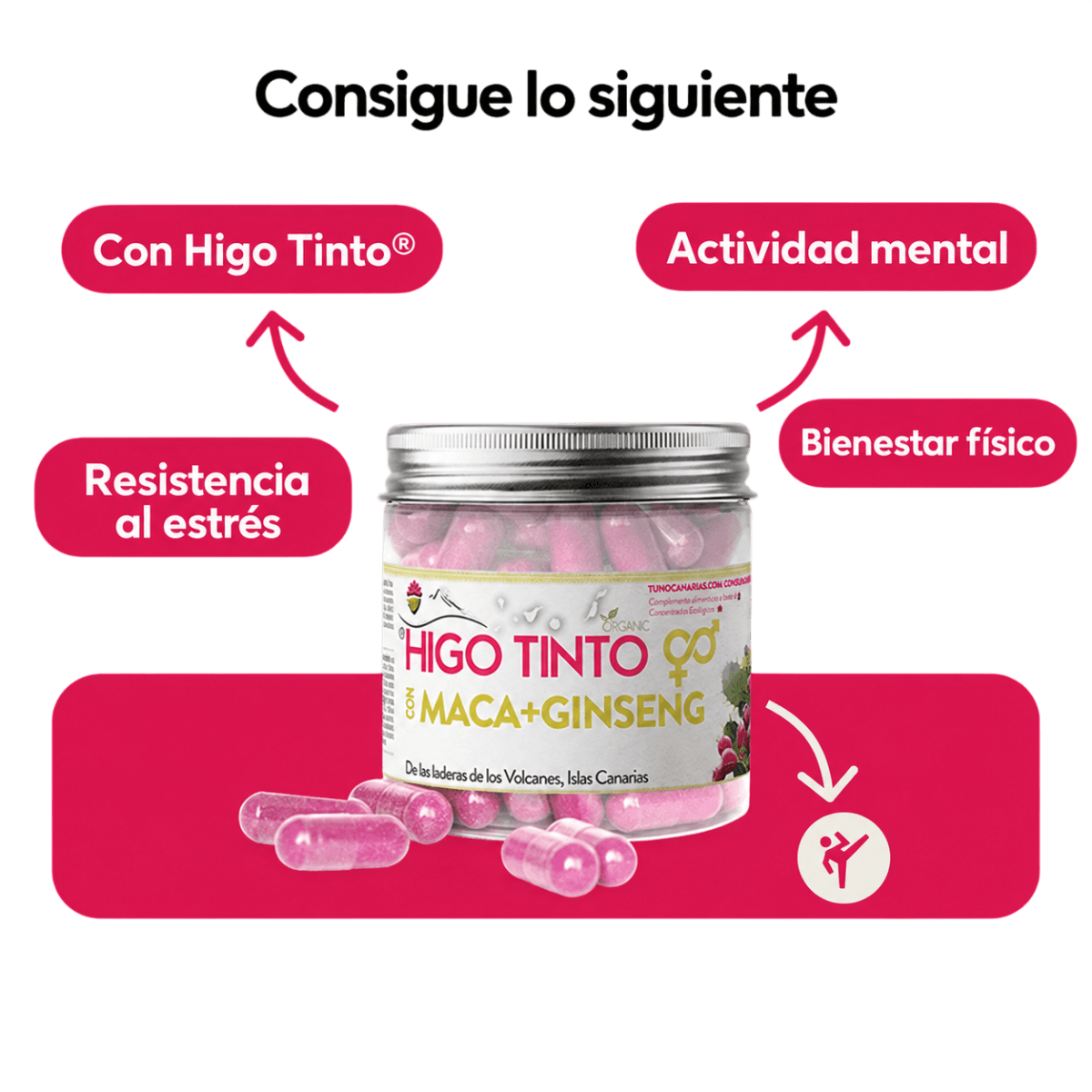 Maca y Ginseng – Equilibrio y Bienestar - Tuno Canarias