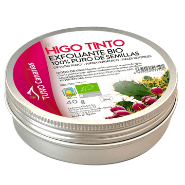 REGALO - Exfoliante de Polvo puro 100% BIO de Semillas de Higo Tinto Canario - Tuno Canarias