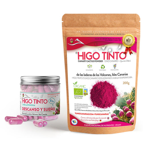 HIGO TINTO Red Canarian Prickly Pear powder Helps Support Blood Glucose, Diabetes, Liver, Anaemia, Cholesterol, Digestion and more