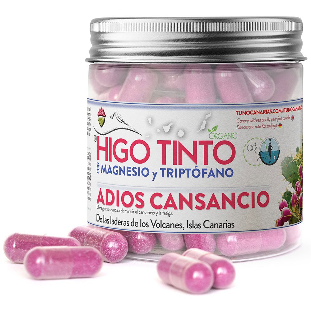 Vitalidad con Magnesio y Triptófano a base de HIGO TINTO® – Adiós cansancio - Tuno Canarias